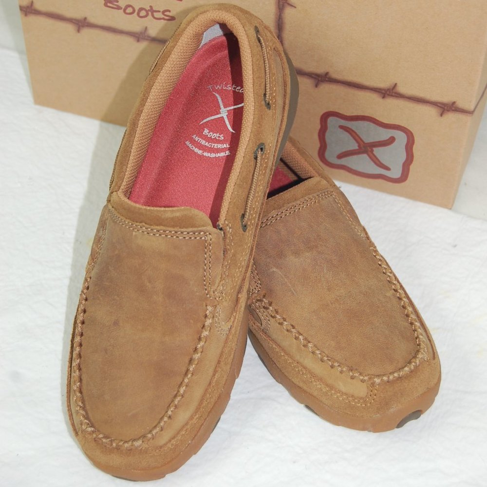 Twisted X Suede Shoes Mocs, Women's size 7, in the box